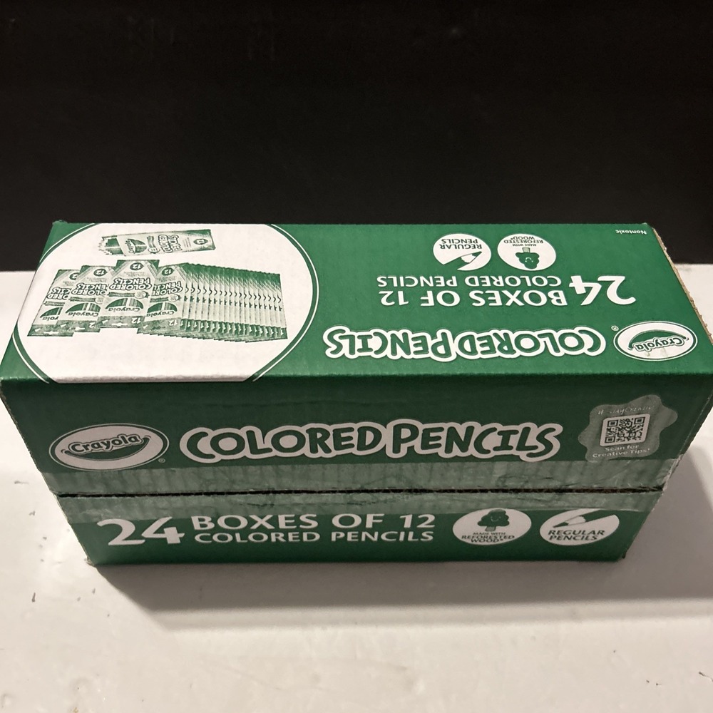 Crayola Bulk Colored Pencils for Kids (24 Boxes of 12) Coloring Book Art Pencils - Picture 2 of 3